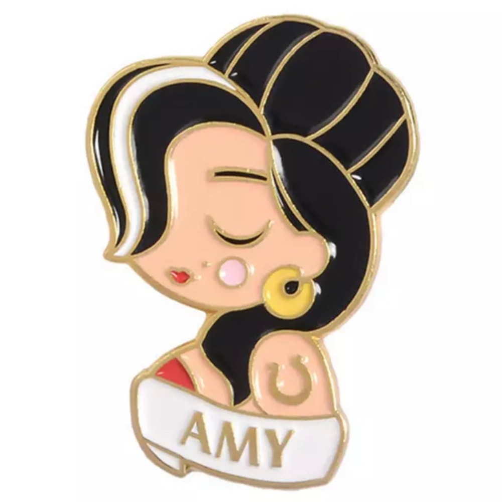 2/$15 ⭐️ Amy Winehouse Enamel Pin